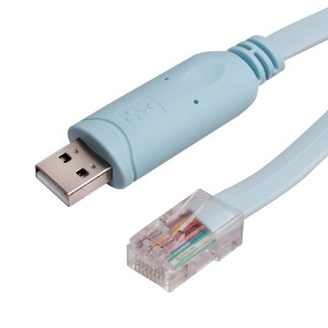 Serielles Kabel für Windows 8 Linux 7 Mac USB auf RS232 RJ45 Vista USB-Konsolenkabel für Cisco Juniper Router FTDI-Chip 